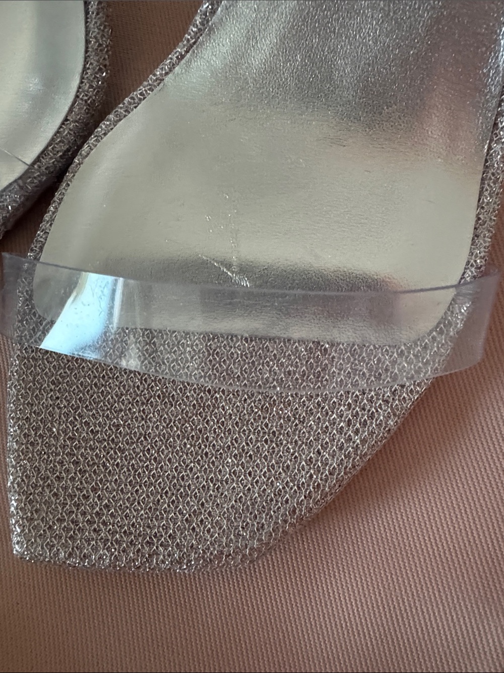 Stuart Weitzman Silver Crystal-Strap Stiletto Sandals 9 - Picture 7 of 16